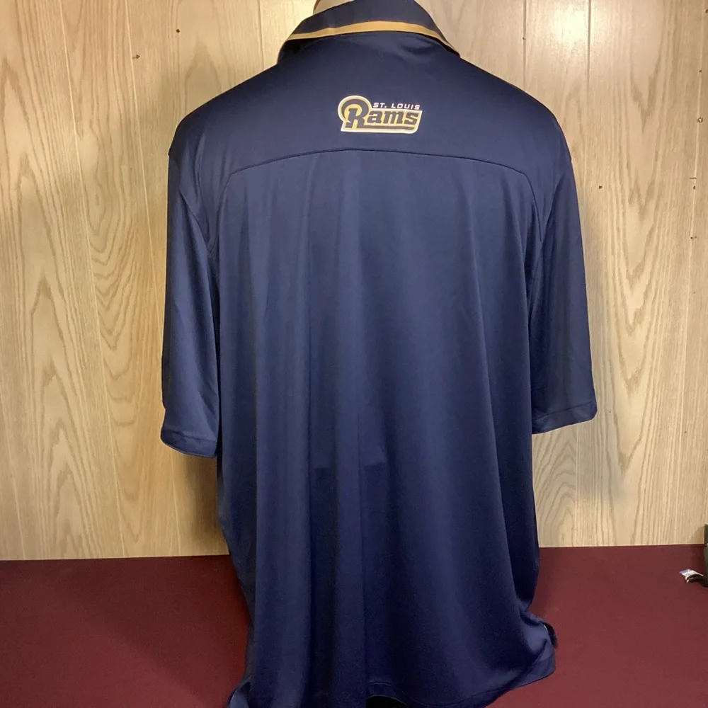 Nike NFL St. Louis Rams Football Polo Men’s shirt size 3XL